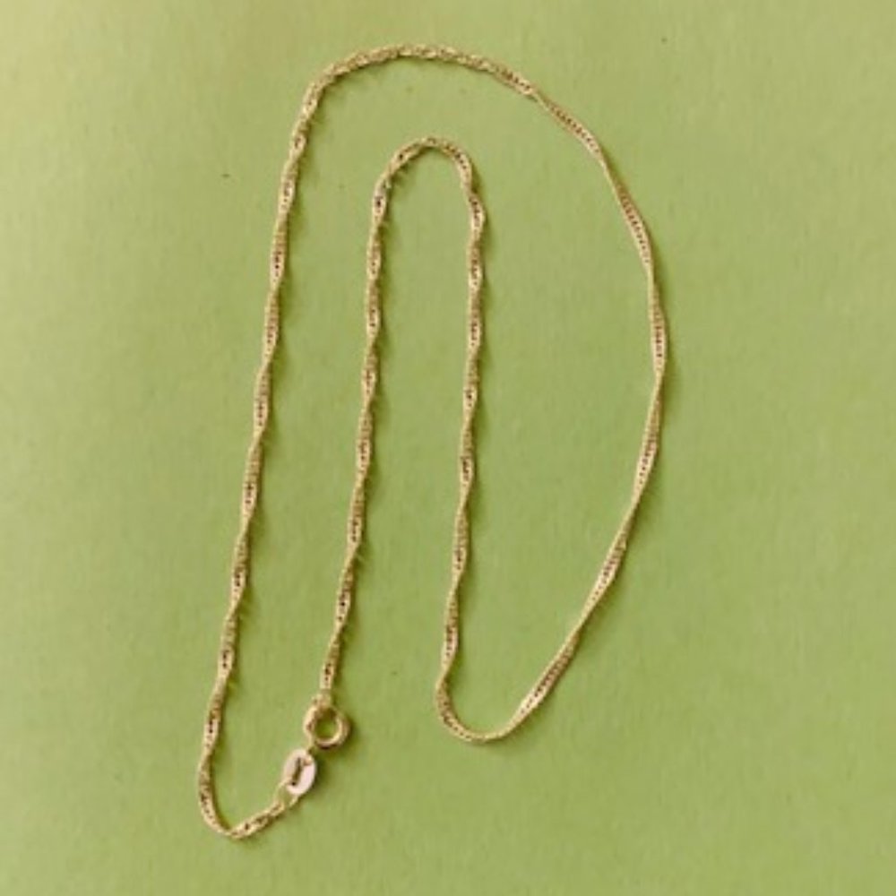 Silver 925 twisted necklace - NEW
